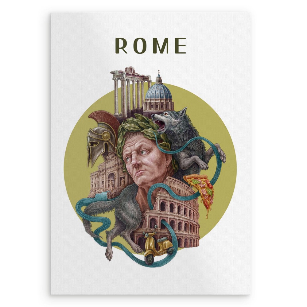 Obraz bez rámu Řím