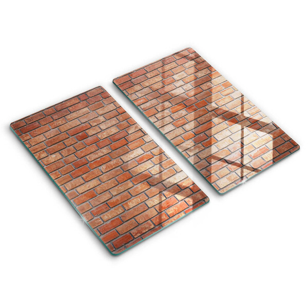 Skleněná krájecí deska Cihlová zeď 