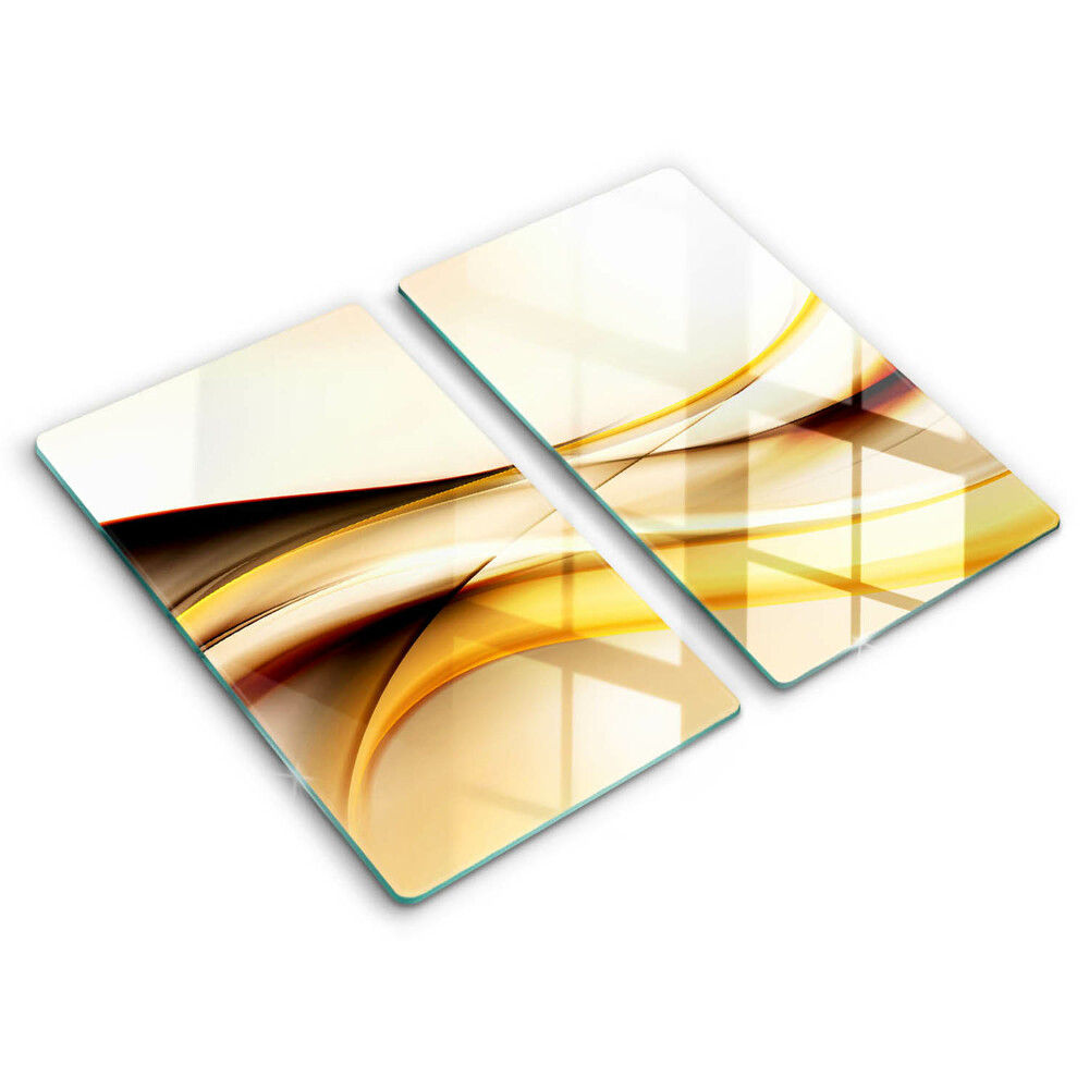 Skleněné krájecí prkénko Abstraktní linie kouře 