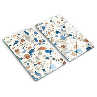 Skleněné krájecí prkénko Dekorativní kamenina 