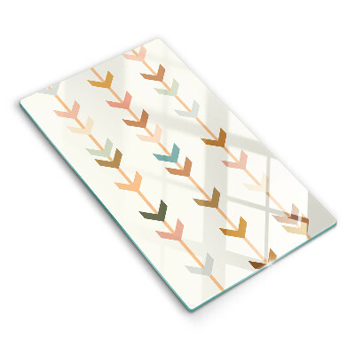 Skleněné krájecí prkénko Geometrické prvky