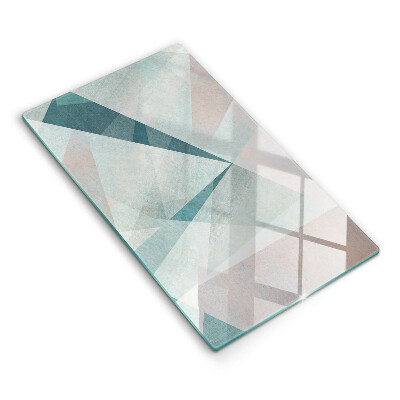 Krájecí prkénko skleněné Ostrá abstrakce