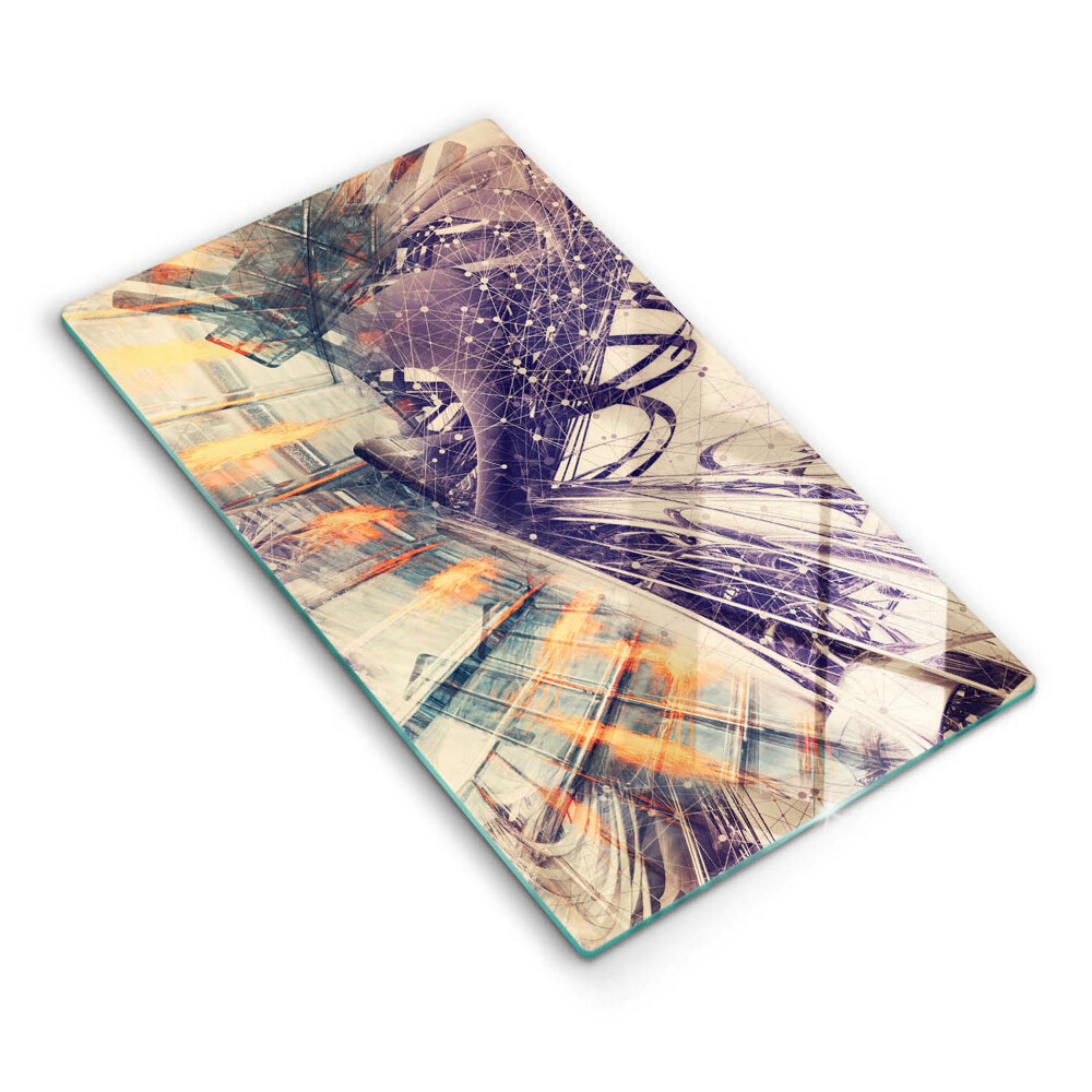 Krájecí prkénko skleněné Moderní kompozice