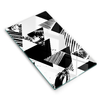Skleněná deska do kuchyně Geometrické trojúhelníky