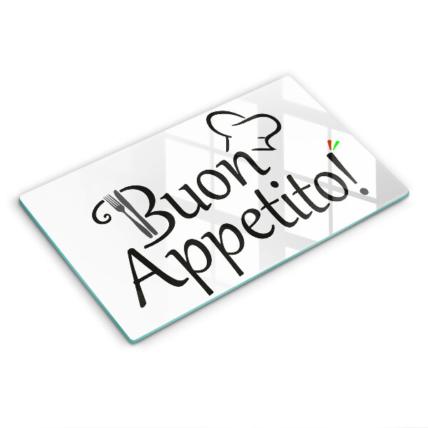 Krájecí prkénko skleněné Buon Appetito!