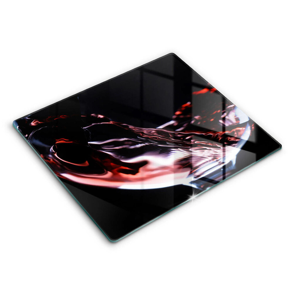 Krájecí prkénko skleněné 60x52 cm Sklenice na červené víno