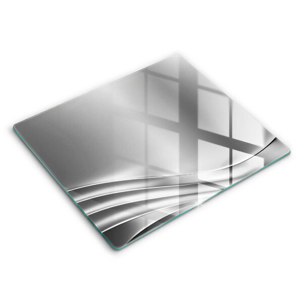 Skleněná krájecí deska 60x52 cm Kovová struktura