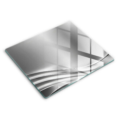 Skleněná krájecí deska 60x52 cm Kovová struktura