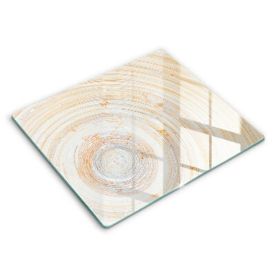 Skleněné krájecí prkénko 60x52 cm Dřevěná struktura