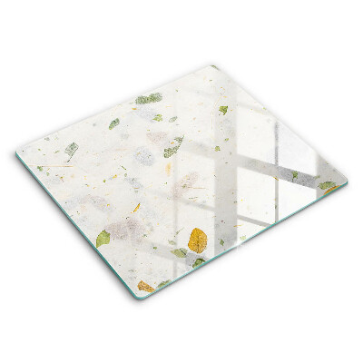 Krájecí prkénko skleněné 60x52 cm Padající listy
