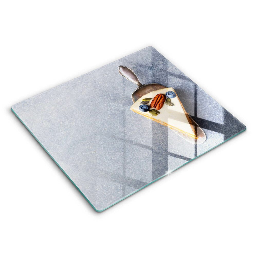 Skleněné krájecí prkénko 60x52 cm Kousek dortu