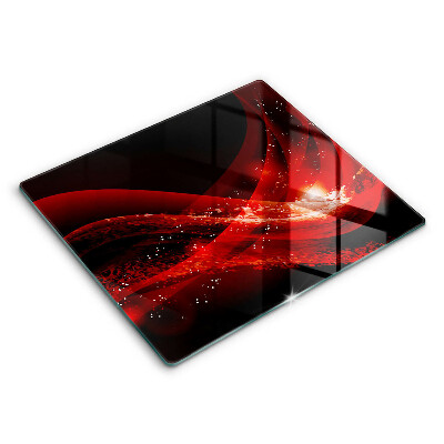 Skleněná krájecí deska 60x52 cm Moderní abstrakce