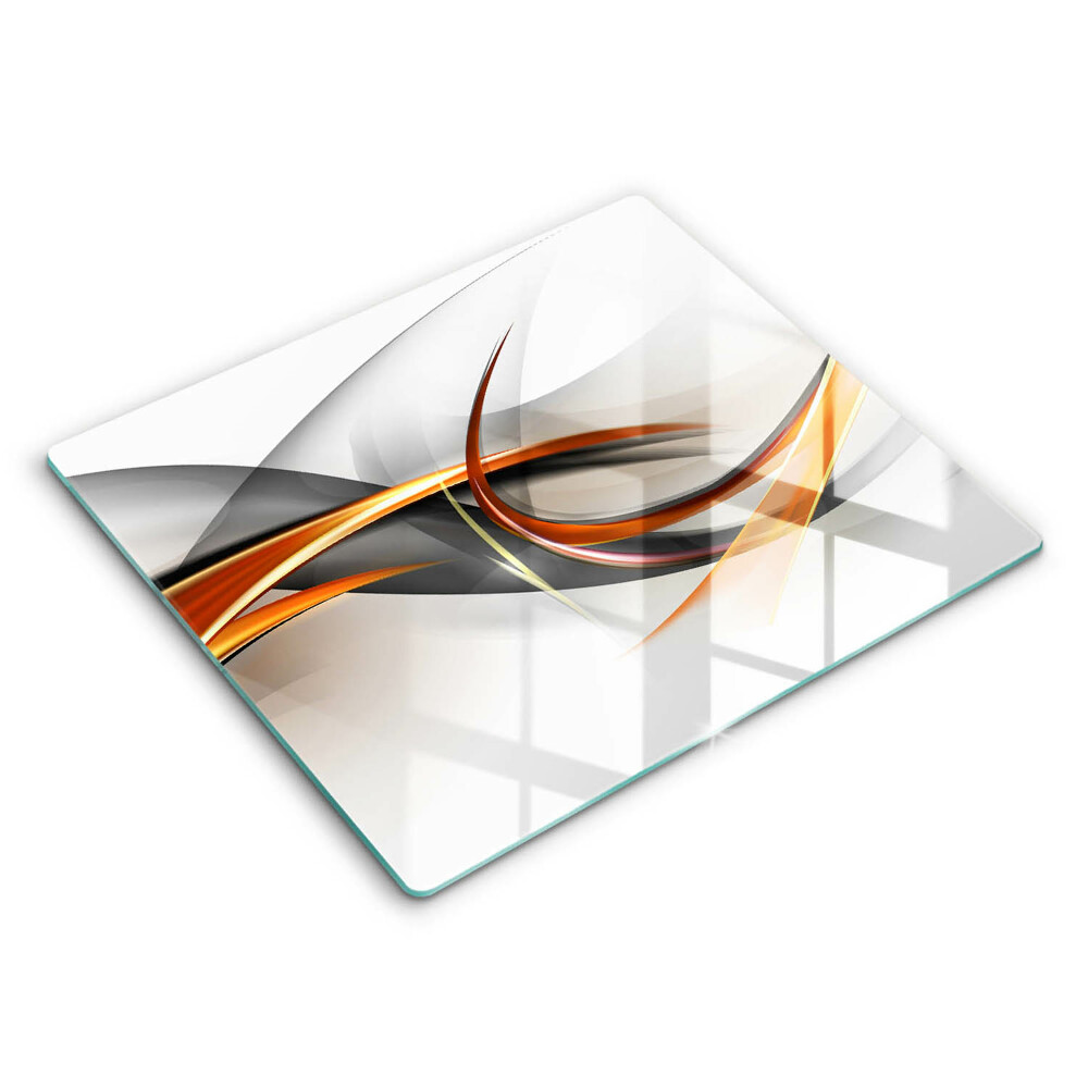 Skleněná krájecí deska 60x52 cm Moderní tvary