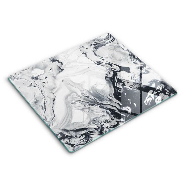 Krájecí prkénko skleněné 60x52 cm Abstraktní inkoust