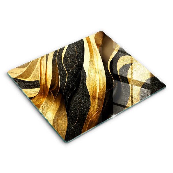 Skleněná deska do kuchyně 60x52 cm Elegantní abstrakce