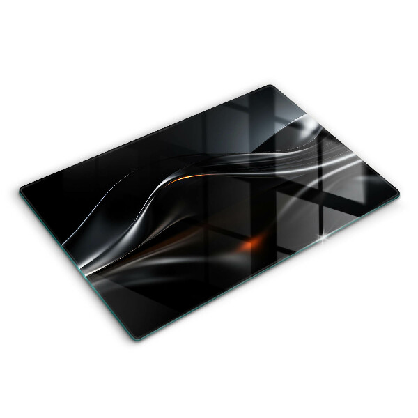 Krájecí prkénko skleněné 80x52 cm Abstraktní 3D design