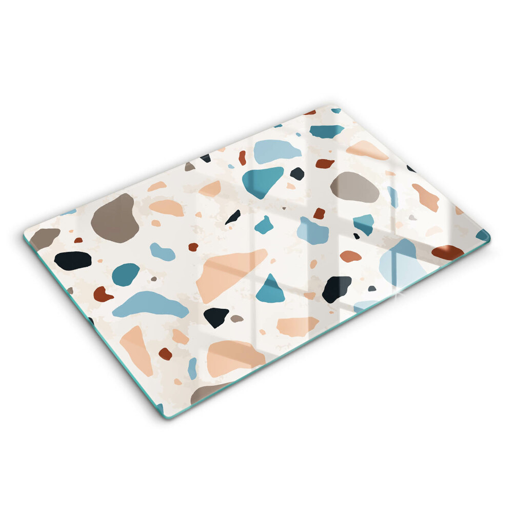 Skleněné krájecí prkénko 80x52 cm Dekorativní kamenina