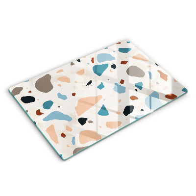 Skleněné krájecí prkénko 80x52 cm Dekorativní kamenina