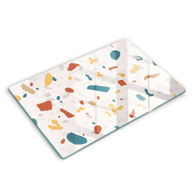 Skleněné krájecí prkénko 80x52 cm Dekorativní kamenina