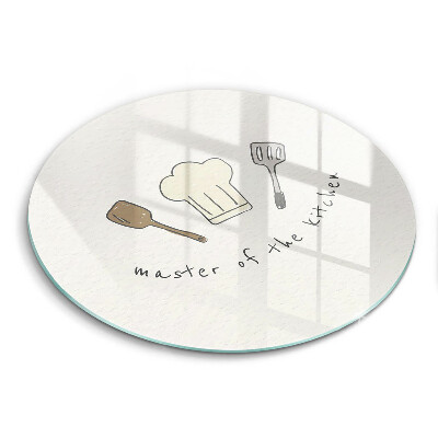 Skleněné krájecí prkénko okrągła Mistr kuchyně