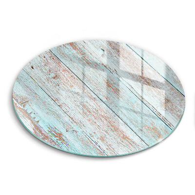 Skleněné krájecí prkénko okrągła Stará vintage prkna