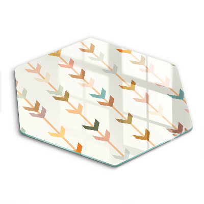 Skleněná deska do kuchyně Geometrické prvky