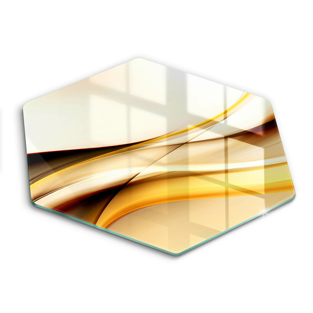 Skleněné krájecí prkénko Abstraktní kouřové čáry