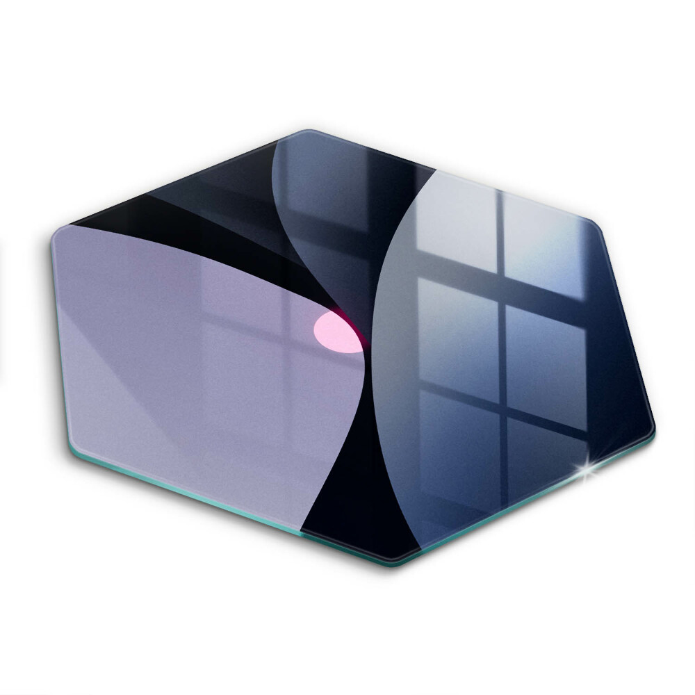 Skleněná krájecí deska Abstraktní tvary