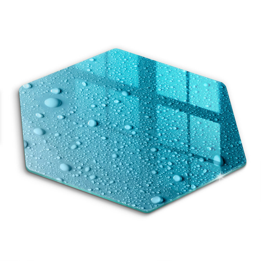 Krájecí prkénko skleněné Kapky vody