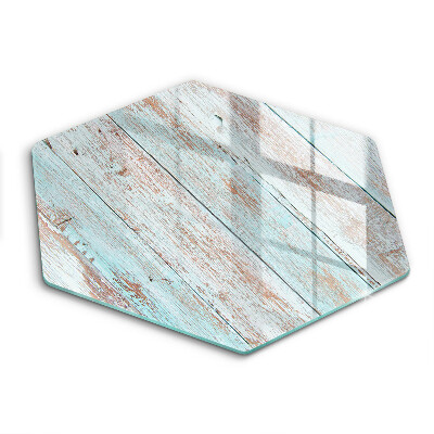 Skleněná deska do kuchyně Stará vintage prkna