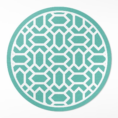 Kulatý vinylový koberec Mozaika nepravidelných dlaždic