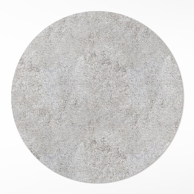 Kulatý vinylový koberec Surový kámen industriální beton