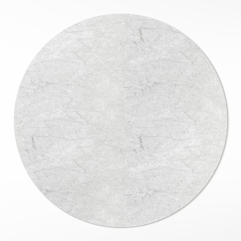 Kulatý vinylový koberec Textura betonu světlý kámen