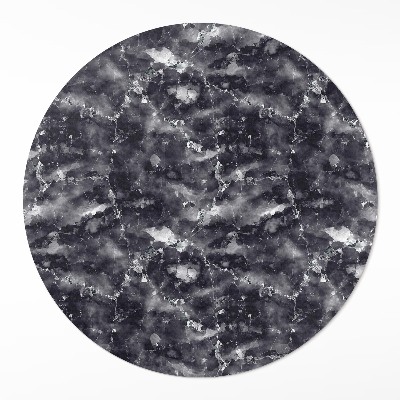 Kulatý vinylový koberec Dekorativní kámen ozdobný mramor