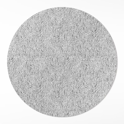 Kulatý vinylový koberec Drsná textura módní kámen