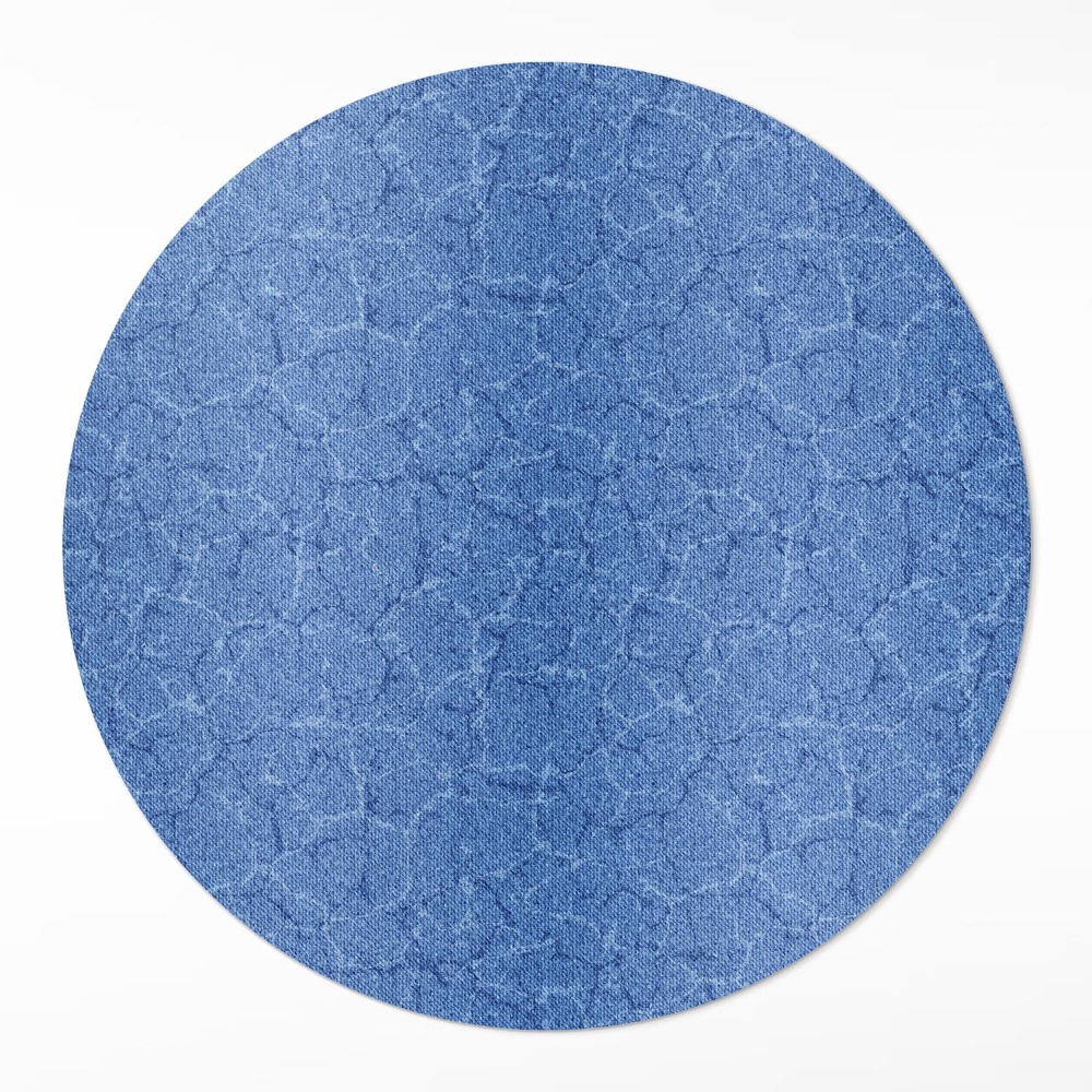 Kulatý vinylový koberec Abstraktní voda popraskané pozadí