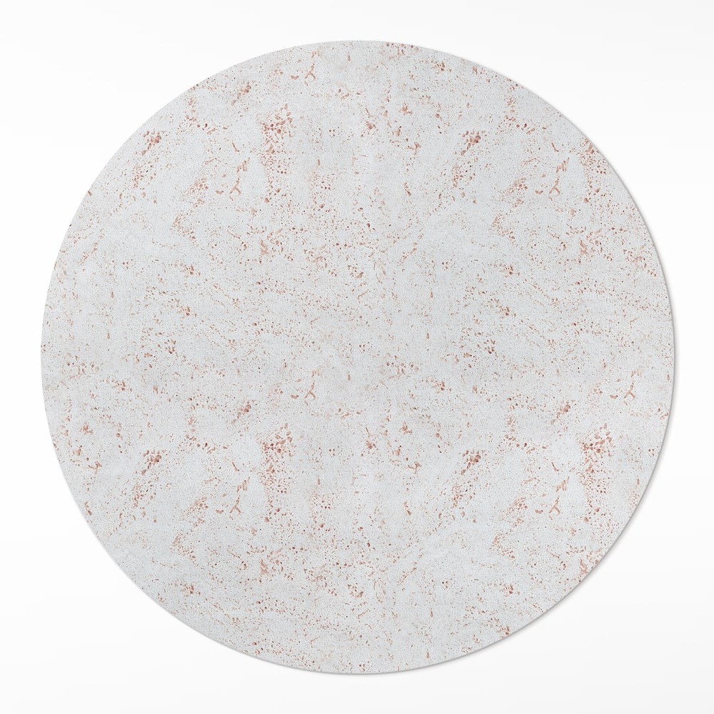 Kulatý vinylový koberec Textura kamene ozdobný beton