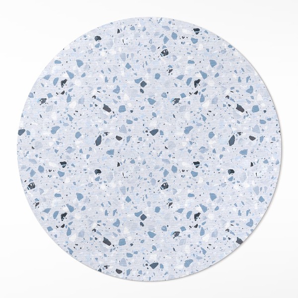 Kulatý vinylový koberec Kamenná deska stylový gres