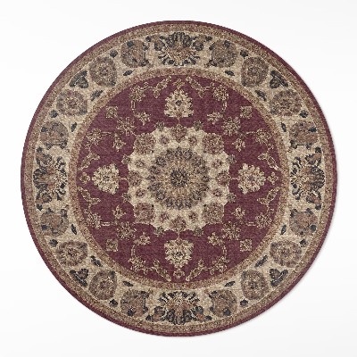 Kulatý vinylový koberec Elegantní perská harmonie