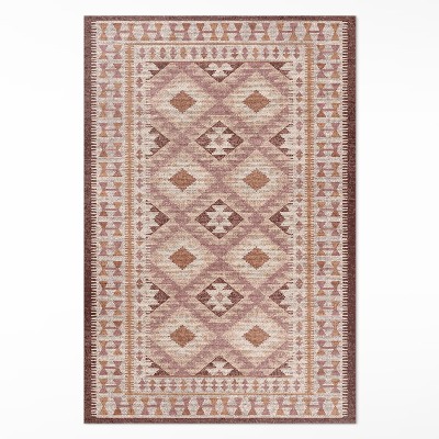 Vinylový koberec Vintage vzor dekorativní imitace tkaniny