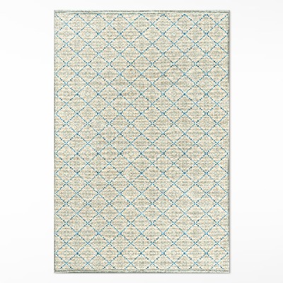 Vinylový koberec Geometrické linie imitace tkaniny