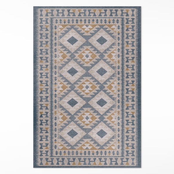 Vinylový koberec Retro design dekorativní imitace tkaniny