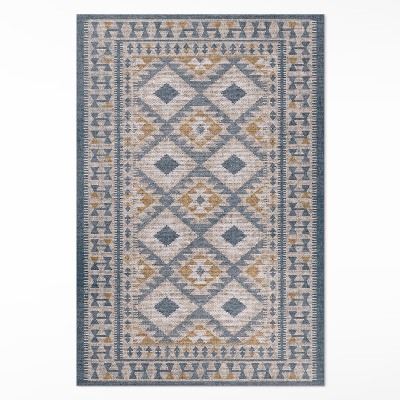 Vinylový koberec Retro design dekorativní imitace tkaniny