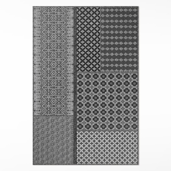 Vinylový koberec Aztécký styl imitace vzorované tkaniny