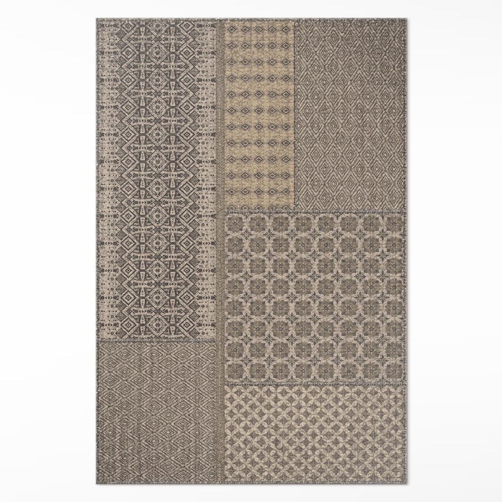 Vinylový koberec Aztécký vzor imitace zdobené tkaniny