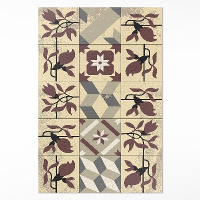 Vinylový koberec Magnolia kachličky vzorovaná mozaika