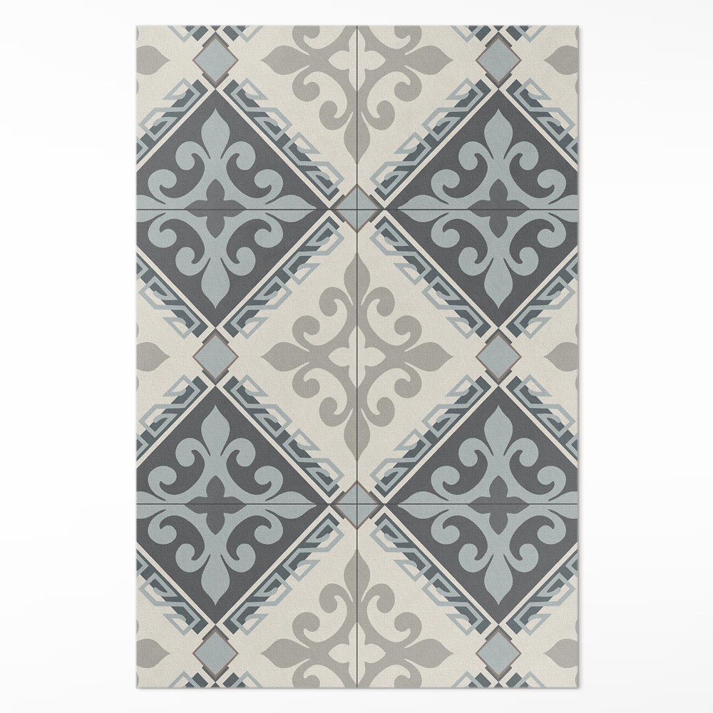 Vinylový koberec Geometrický ornament mozaika vintage