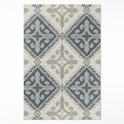 Vinylový koberec Geometrický ornament mozaika vintage