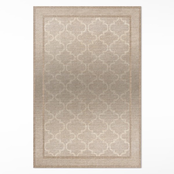 Vinylový koberec Marocký čtyřlístek imitace tkaniny