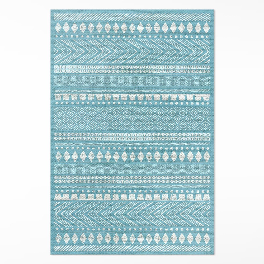 Vinylový koberec Indiánský vzor textura imitace tkaniny